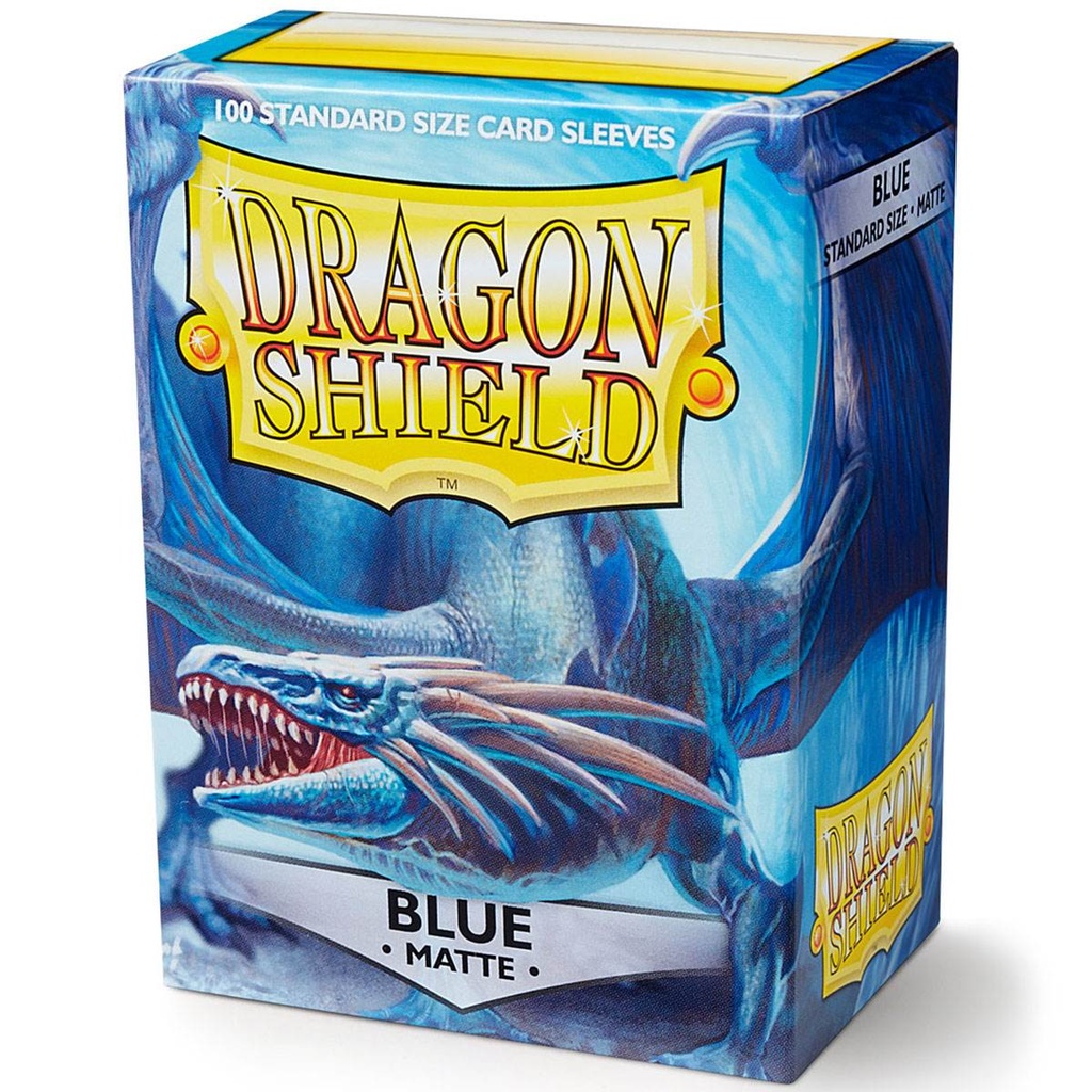 Dragon Shield : Matte Blue STANDARD Sleeves (x100)