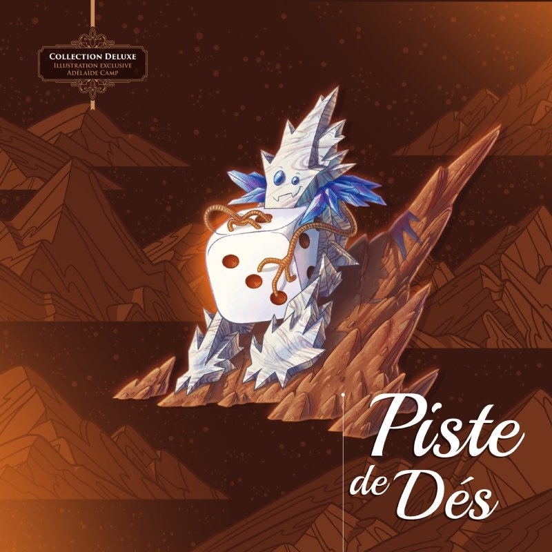 Piste de Dés Adélaïde (21x21cm) -  TERRE