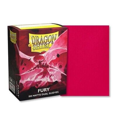 Dragon Shield : Dual Matte - Fury STANDARD Sleeves (x100)