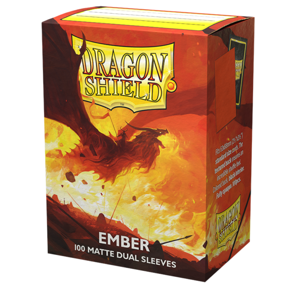 Dragon Shield - Standard Sleeves - Dual Matte : Ember (x100)