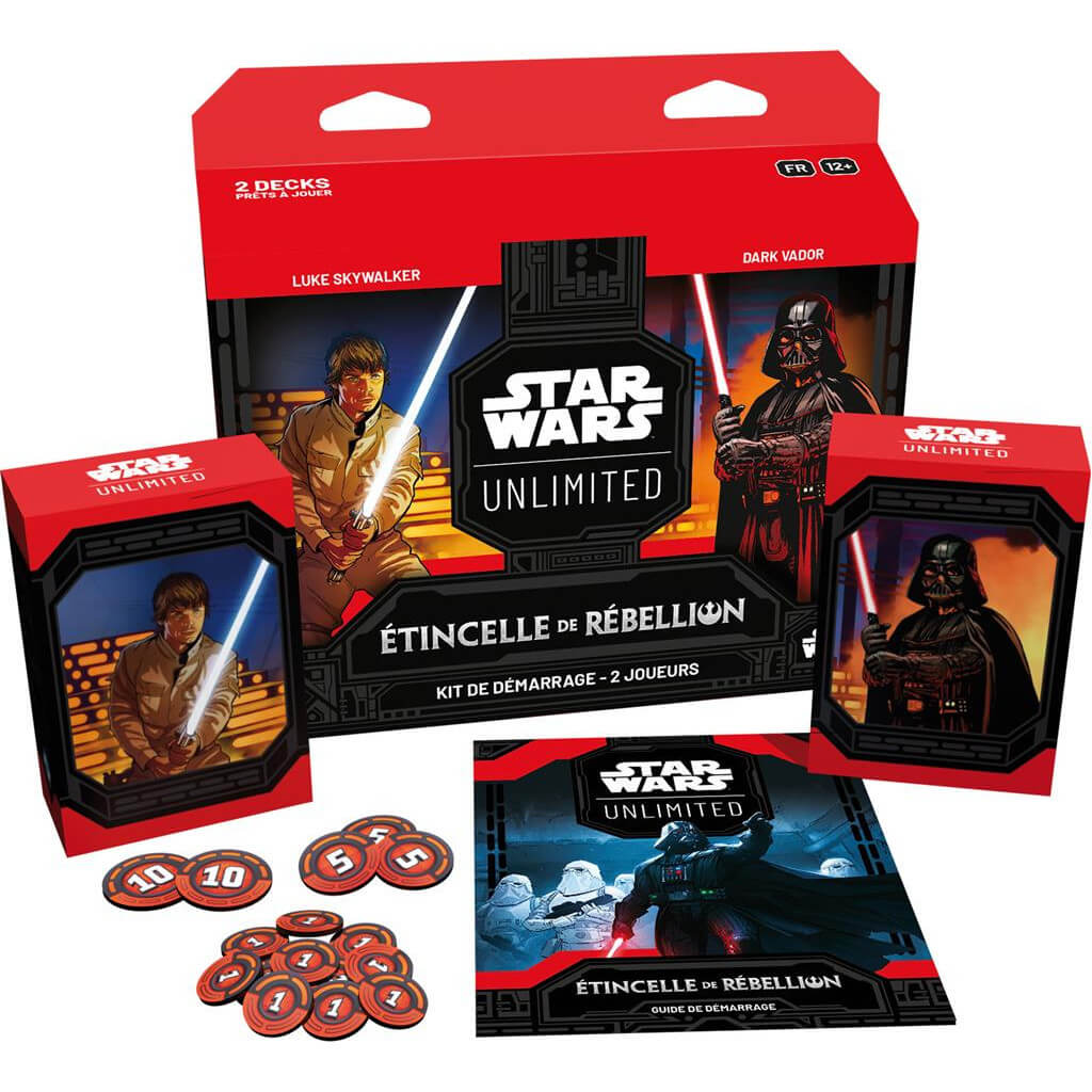 Star Wars Unlimited : Etincelle de Rébellion - Kit Démo 2 Joueurs