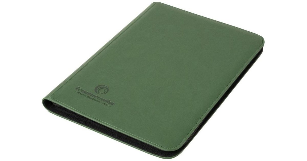 WiseGuard XL Zip Binder 360 cartes Green