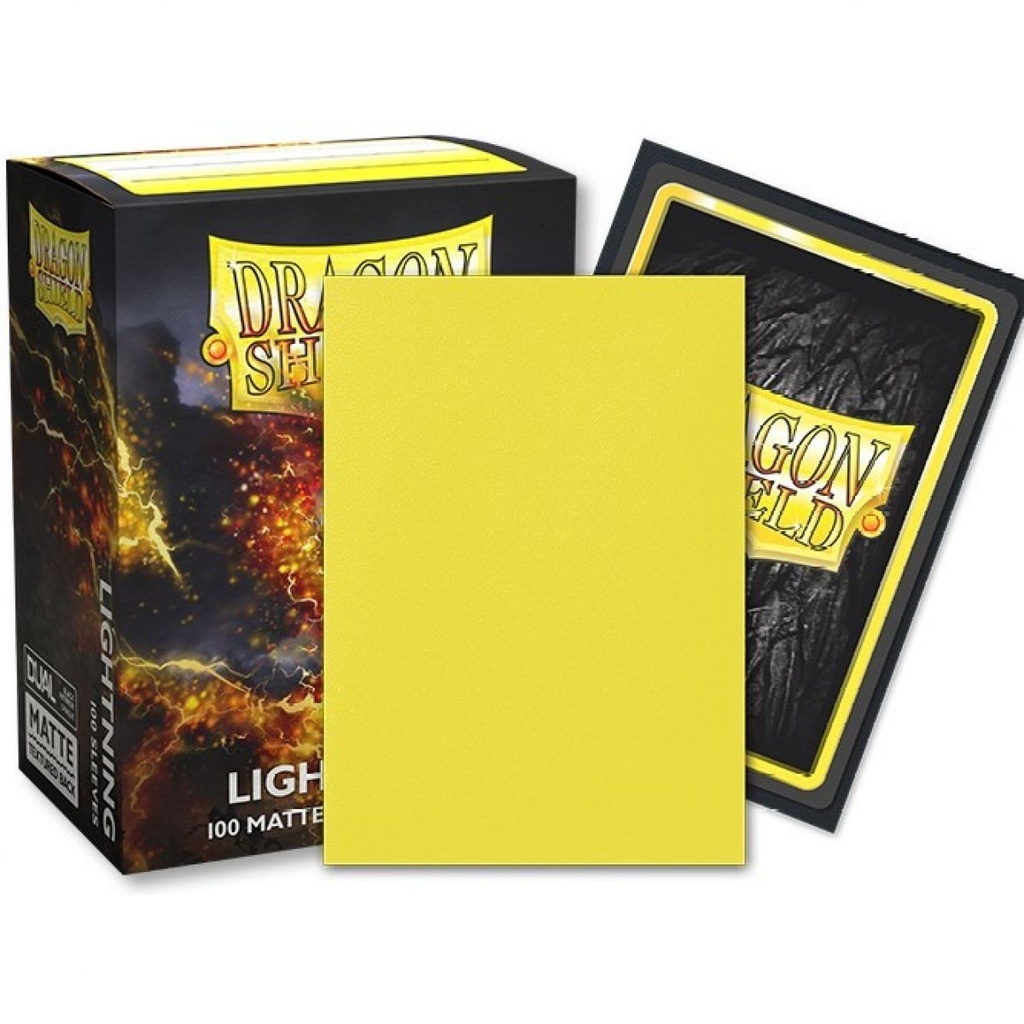 Dragon Shield - Standard Sleeves - Dual Matte :  Lightning Ailia (x100)