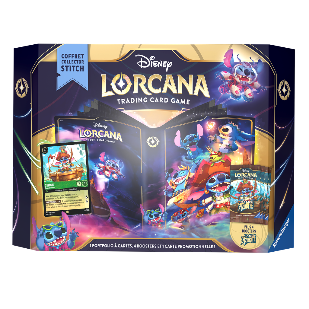 Coffret Cadeau Stitch : Disney Lorcana Set 6 Mer Azurite