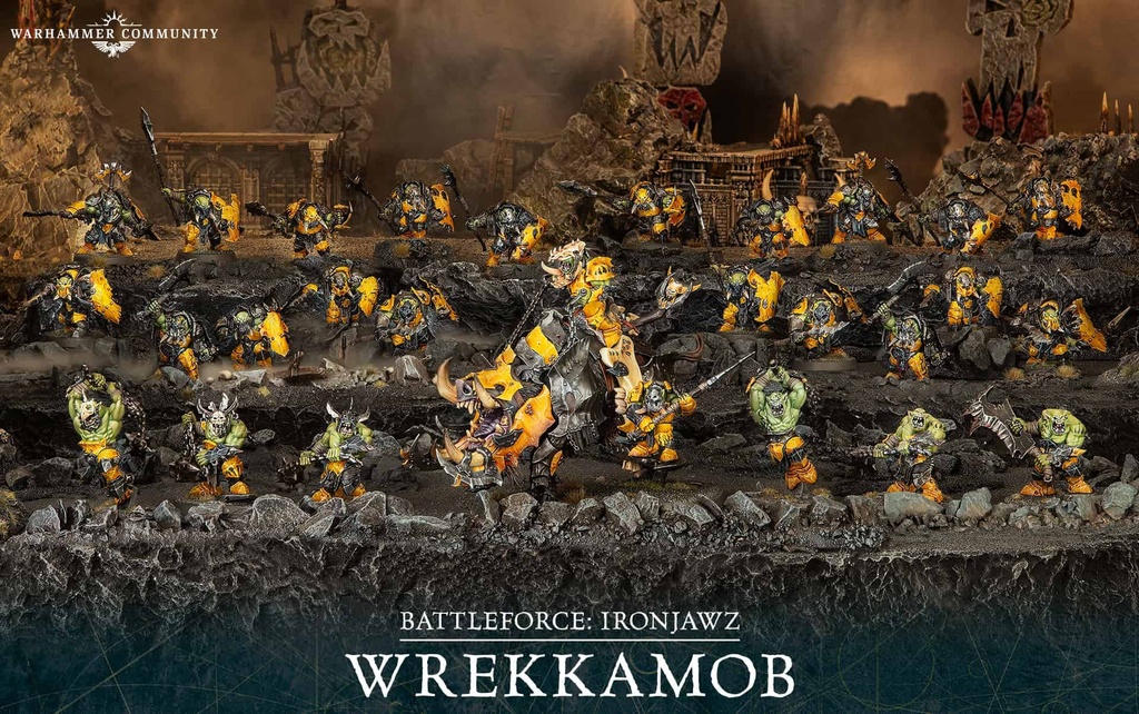 Battleforce 2024 : Orruk Warclans Ironjawz Wrekkamob