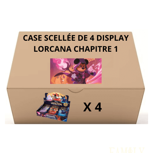 Case de 4x Display Chapitre 1 : Disney Lorcana set 1