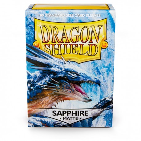 Dragon Shield : Matte Sapphire STANDARD Sleeves (x100)