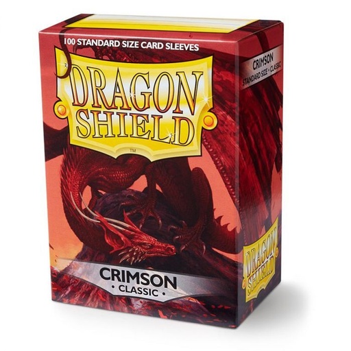 Dragon Shield : Crimson Classic STANDARD Sleeves (x100)