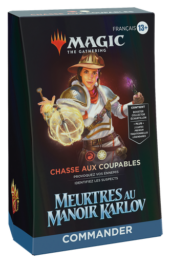 MTG: Meurtres au manoir Karlov Deck Commander : Chasse aux Coupables