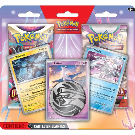 Pokémon : Pack 2 Boosters Zekrom Latios Palkia